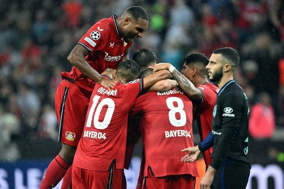 El Bayer Leverkusen venció al Atlético de Madrid en partido del Grupo B de la Champions League.