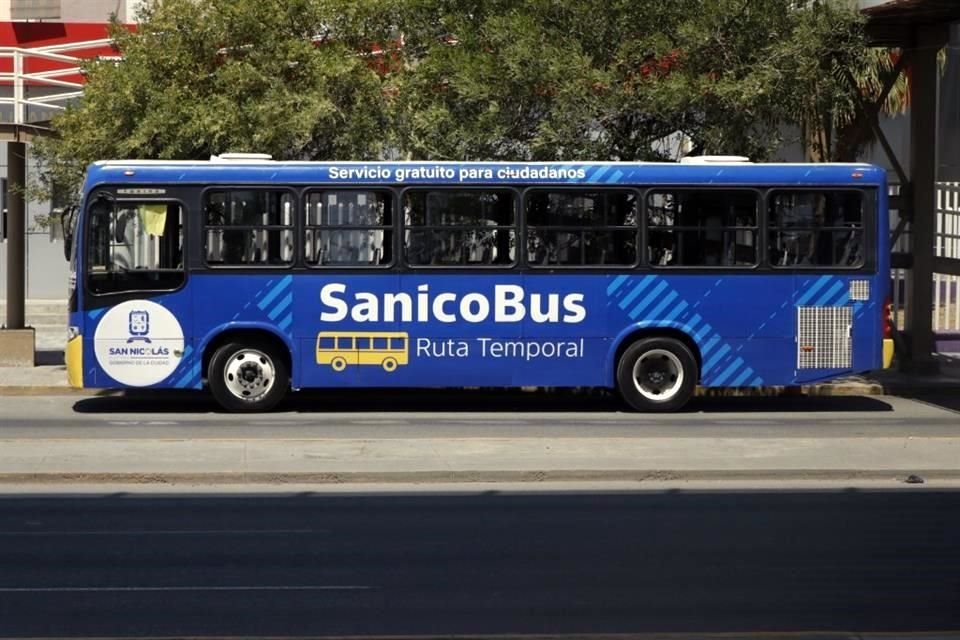 Ayer se efectuaron pruebas en el SanicoBus, que operará temporalmente por la desaparición de las Ruta 122.