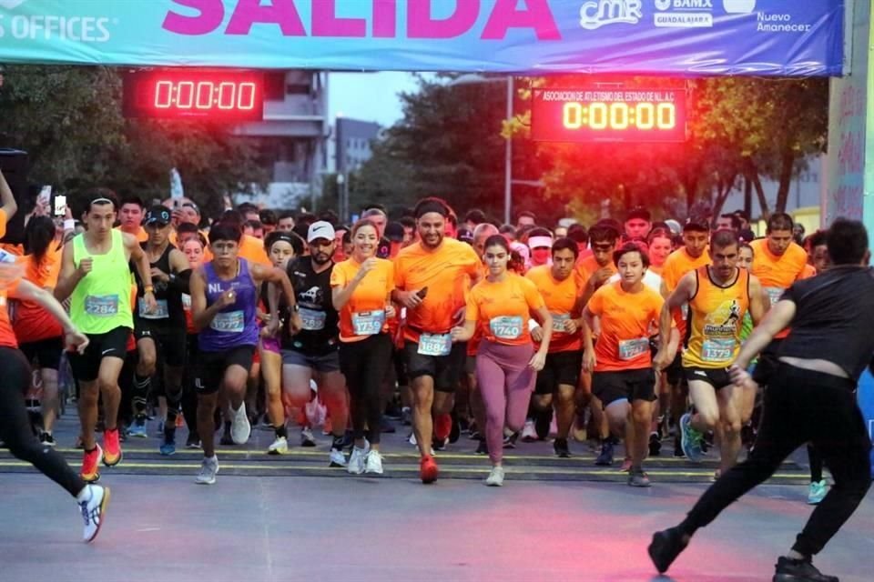 Durante la carrera
