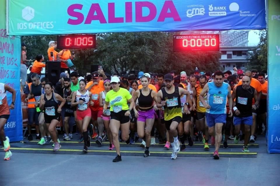 Durante la carrera