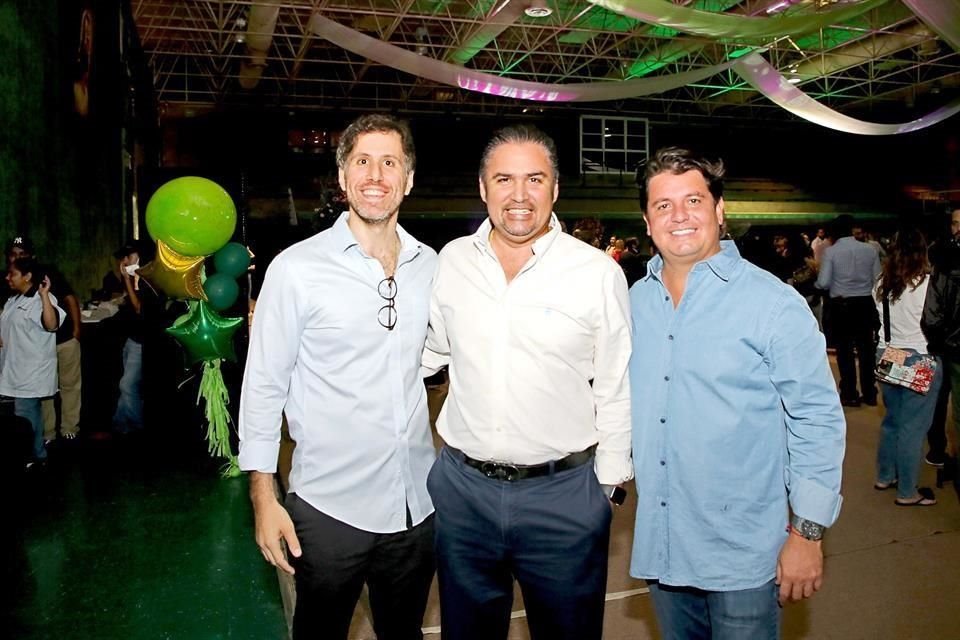 Andrés Bichara, Miguel Ángel Rábago y Juan Garza