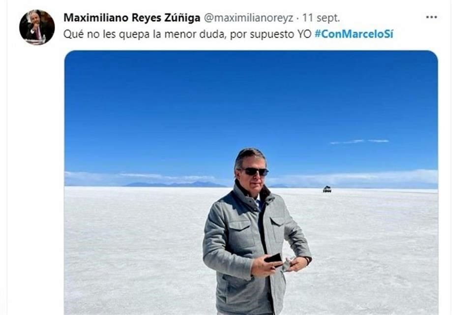 Maximilianio Reyes, subsecretario para América Latina y el Caribe, ha manifestado abiertamiente su simpatía por su jefe en la Cancillería.