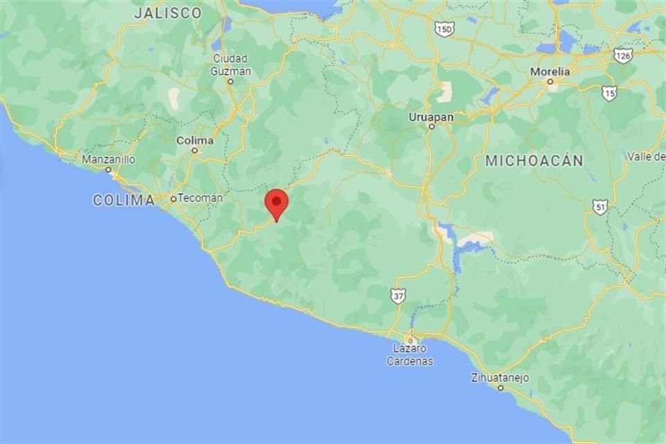 El epicentro se registró a 63 kilómetros al sur de Coalcoman, Michoacán.