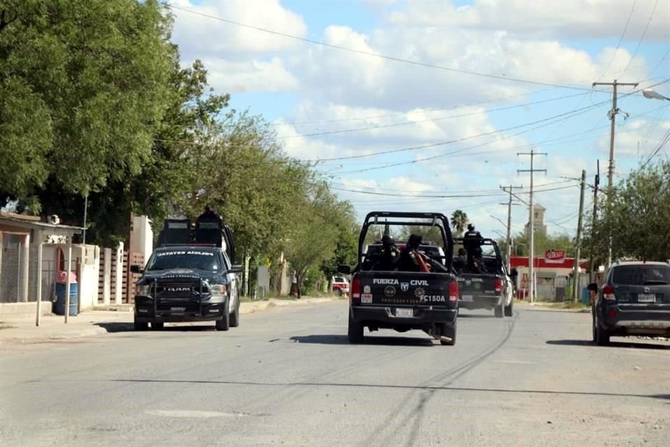 El enfrentamiento entre Fuerza Civil y el crimen organizado fue en el municipio de Anáhuac.