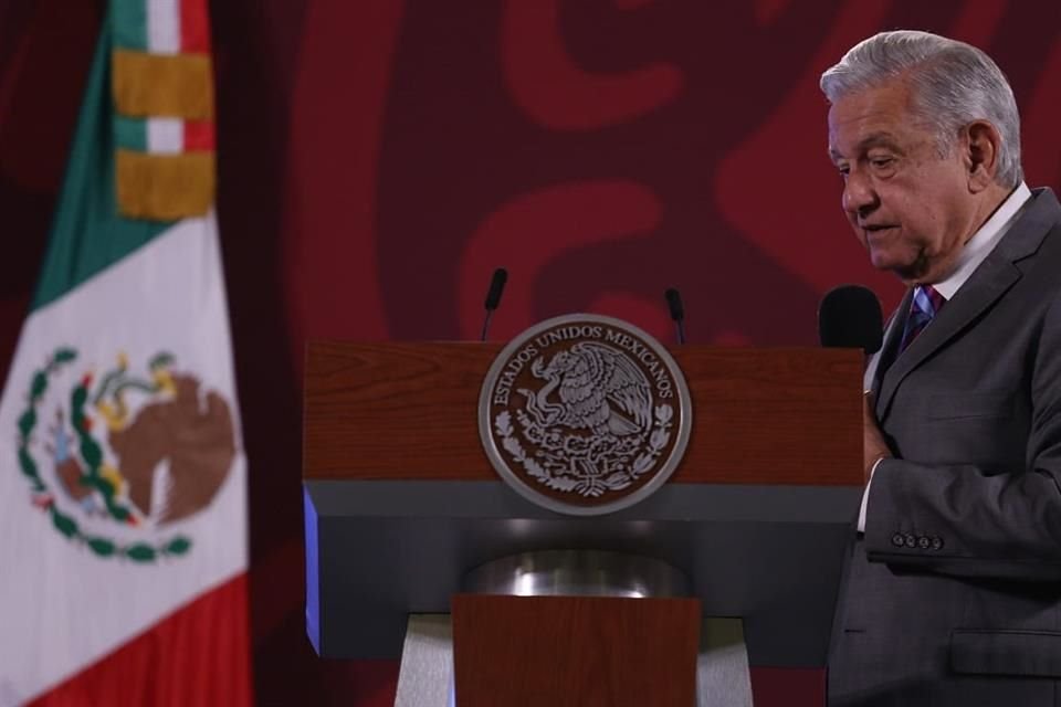 El Presidente en conferencia mañanera.