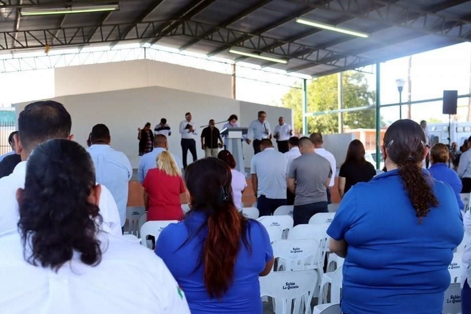 Autoridades municipales y líderes religiosos realizan una jornada de oración por la paz en la frontera chica de Tamaulipas.