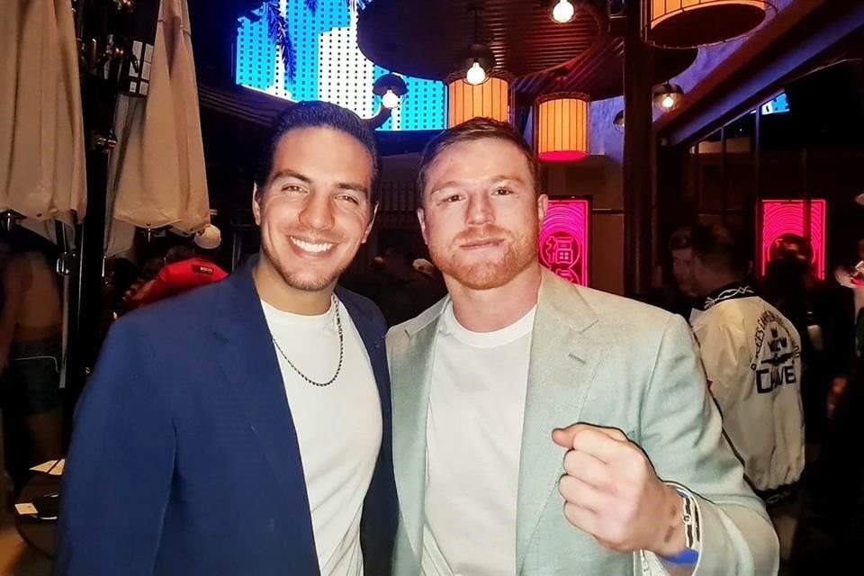 Vadhir Derbez y el 'Canelo'
