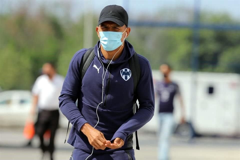 El Monterrey arribó a su estadio para la vuelta ante los laguneros.