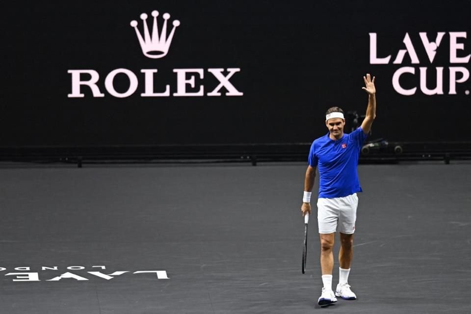 La última vez de Roger Federer en una cancha de tenis.