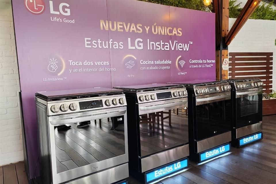La nueva serie permite ver el interior del horno de la estufa sin necesidad de abrirlo.