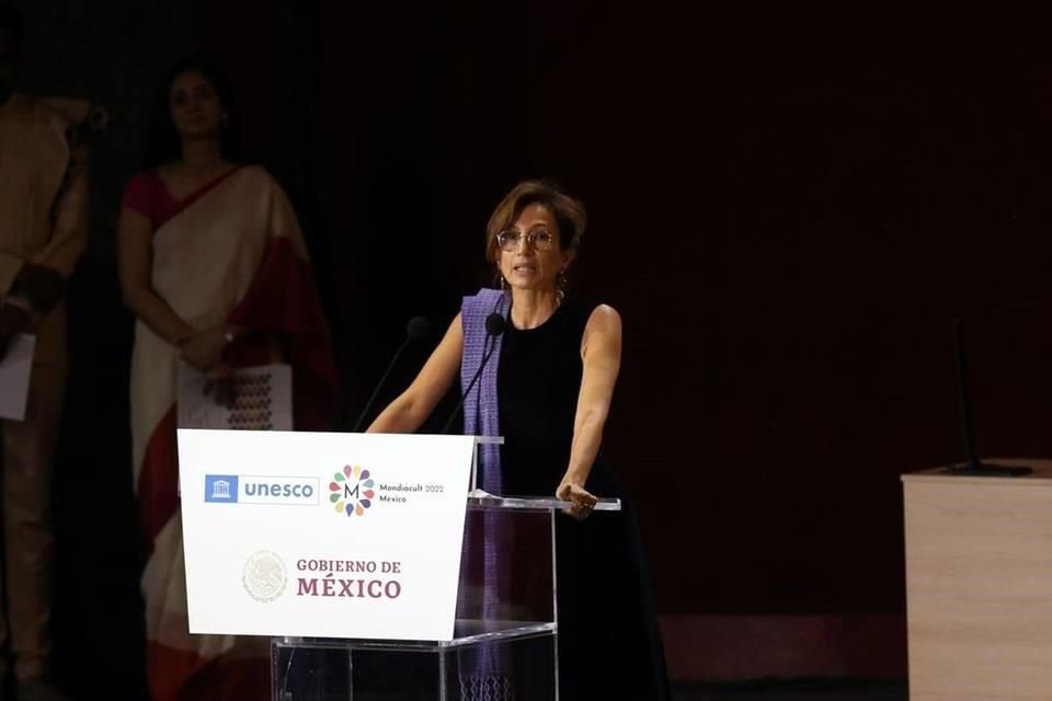 'Ha llegado el momento de movilizar de nuevo a la comunidad internacional al servicio de la cultura', dijo la directora general de la UNESCO, Audrey Azoulay.