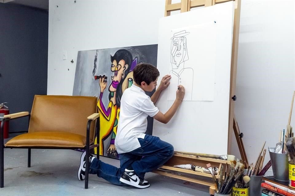 Andrés Valera es un niño prodigio en el arte.