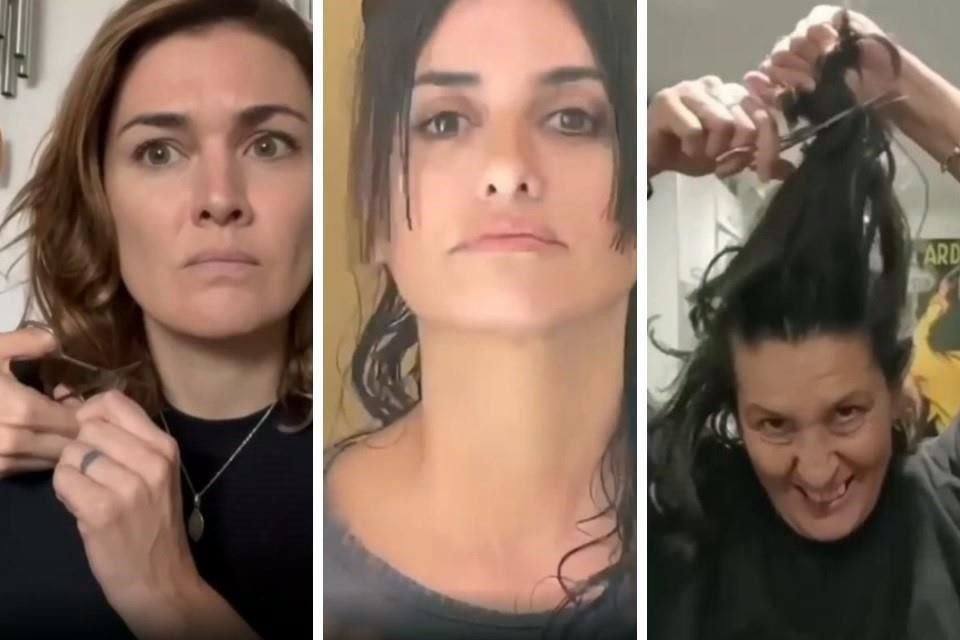 Penélope Cruz, Elena Anaya, Rosario y otra personalidades españolas se cortaron un mechón de pelo en solidaridad con mujeres iraníes.