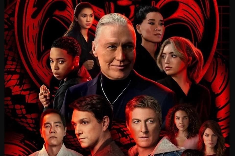 La quinta temporada de 'Cobra Kai' es la serie más vista en plataformas de streaming, con mil 737 millones de minutos de visualización.