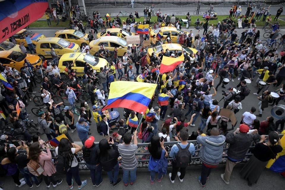 Una manifestación en Colombia el 12 de mayo.