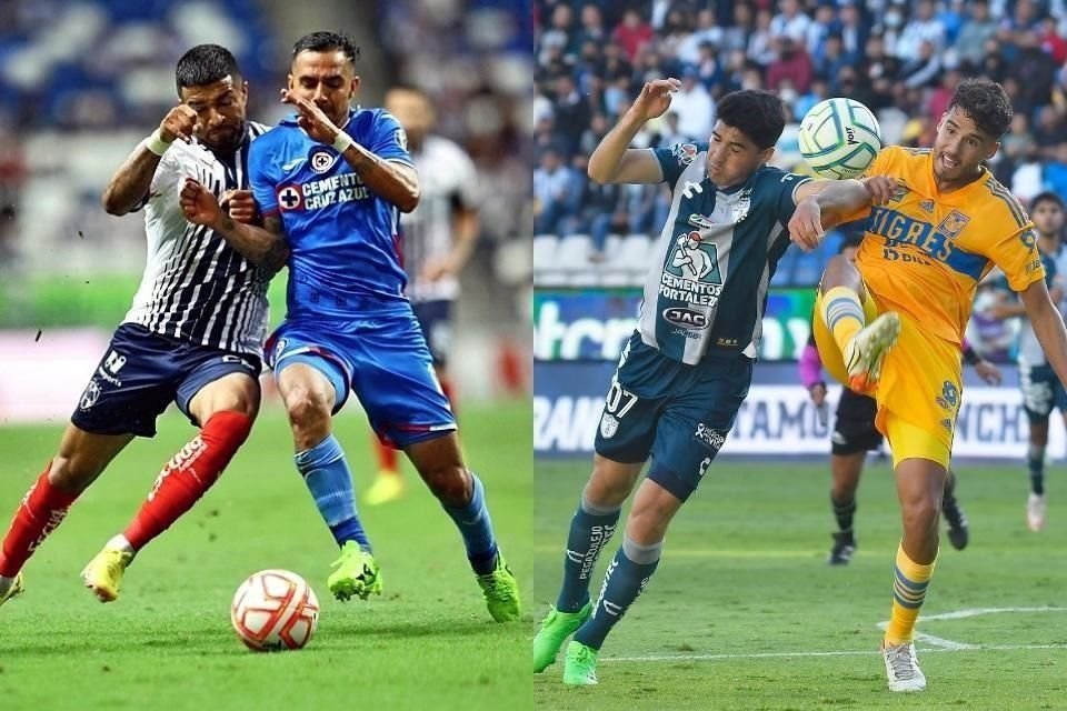 Rayados jugará en miércoles y sábado ante Cruz Azul y Tigres hará lo propio en jueves y domingo contra Pachuca.