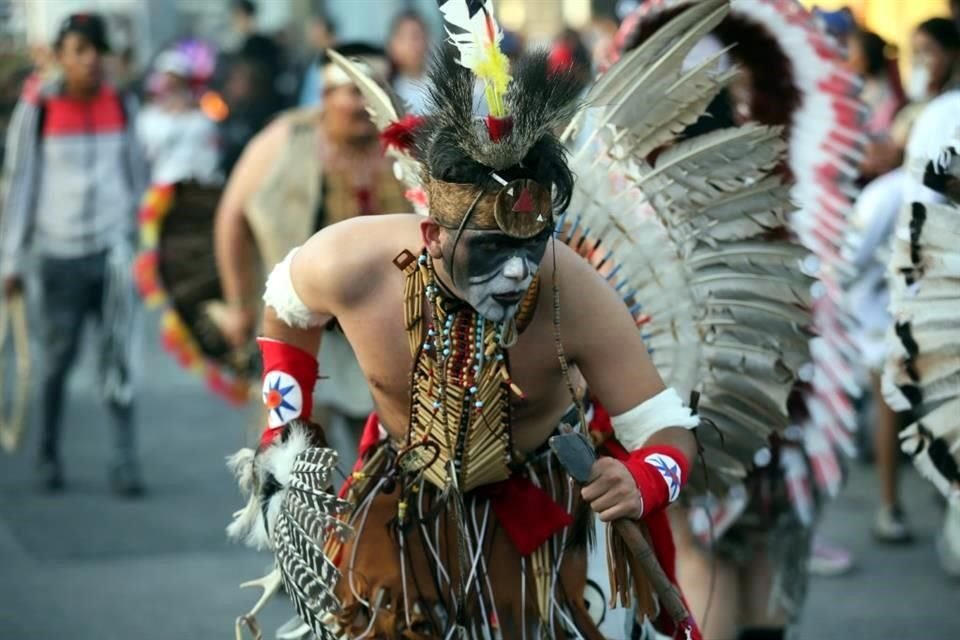 Danzantes participaron nuevamente de la peregrinación hacia Zapopan.