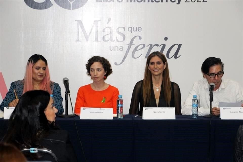 Orfa Alarcón, Ximena Peredo, Nancy Tamez y Armando Alanís Pulido