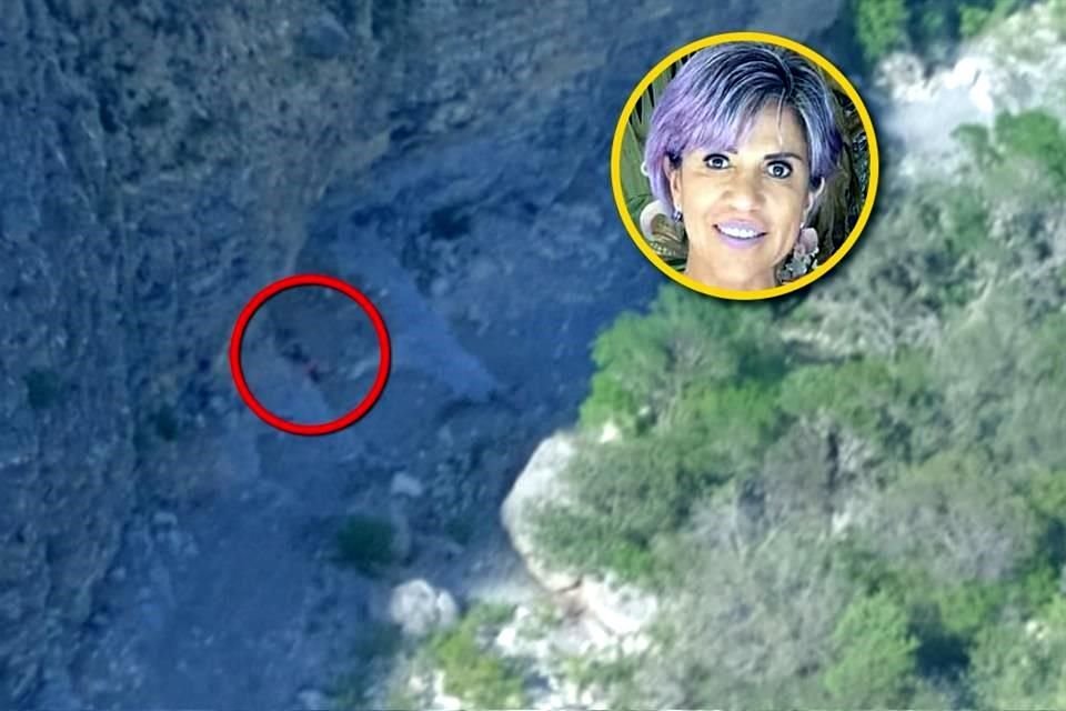 Autoridades de Protección Civil de Nuevo León confirmaron que el cuerpo encontrado en un cañón de Rayones, corresponde al de Rocío Aguilar Zamarripa.