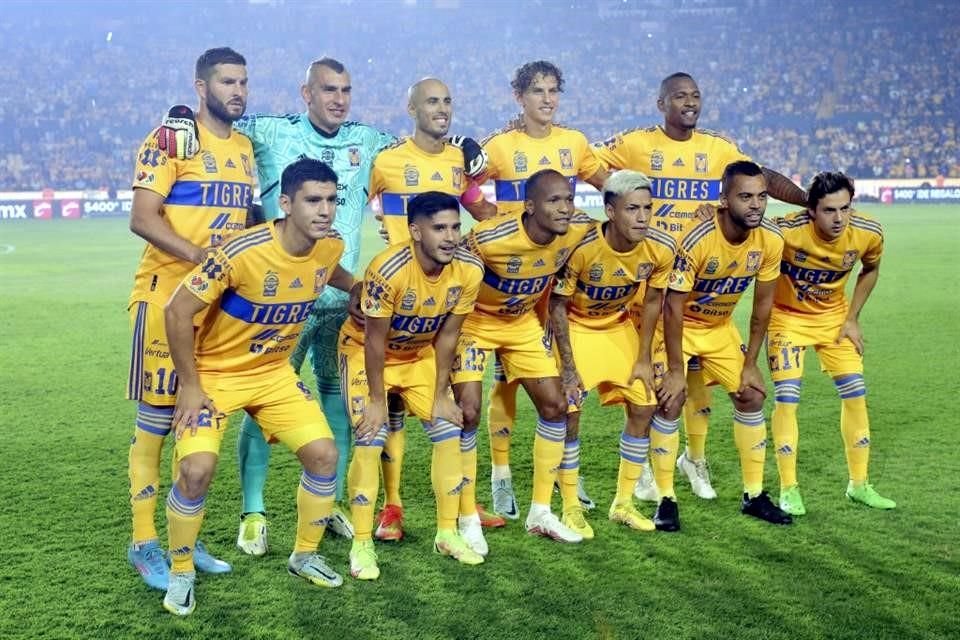 Así salieron los Tigres al partido.