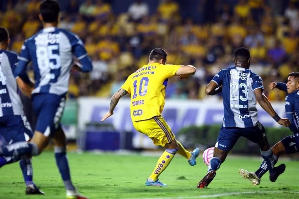 La imágenes del primet tiempo en el Tigres-Pachuca que terminó sin goles.