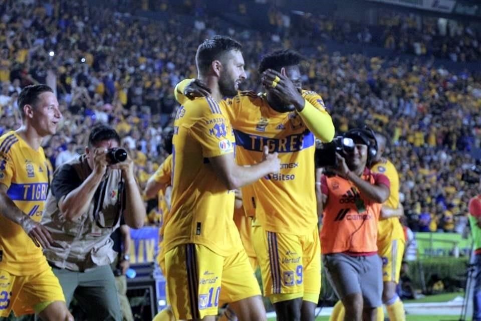 Imágenes del gol de Gignac sobre Pachuca.