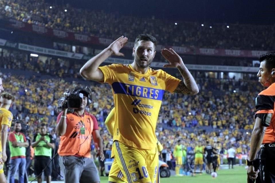 Imágenes del gol de Gignac sobre Pachuca.