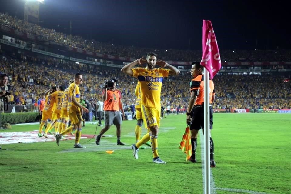 Imágenes del gol de Gignac sobre Pachuca.