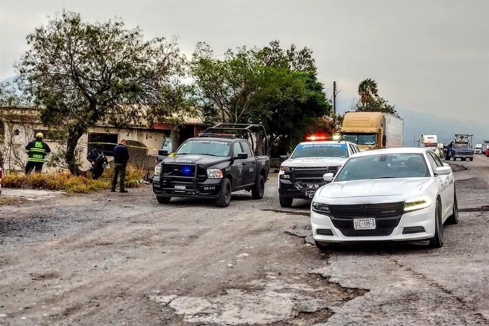 El cadáver fue encontrado en una casa abandonado en el kilómetro 41 de la Carretera a Saltillo.