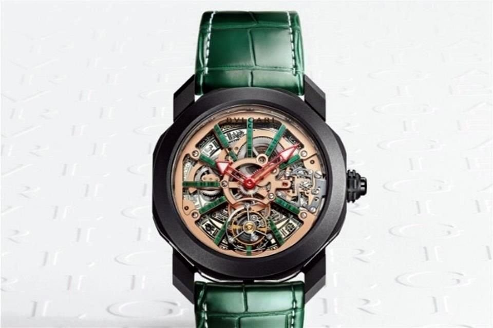 Bvlgari presentó un reloj que rinde homenaje a nuestro País, denominado Octo Striking Mexico Edition.