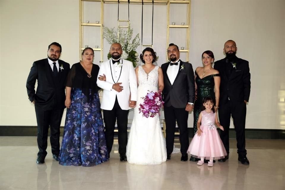 Erick Molina Romo, Lilia Romo de Molina, Héctor Mauricio Molina Romo, Rosa Carolina Licona González, Héctor Molina Plascencia, Anahit Ramos de Molina, Aldo Molina Romo e Isabella Molina Ramos