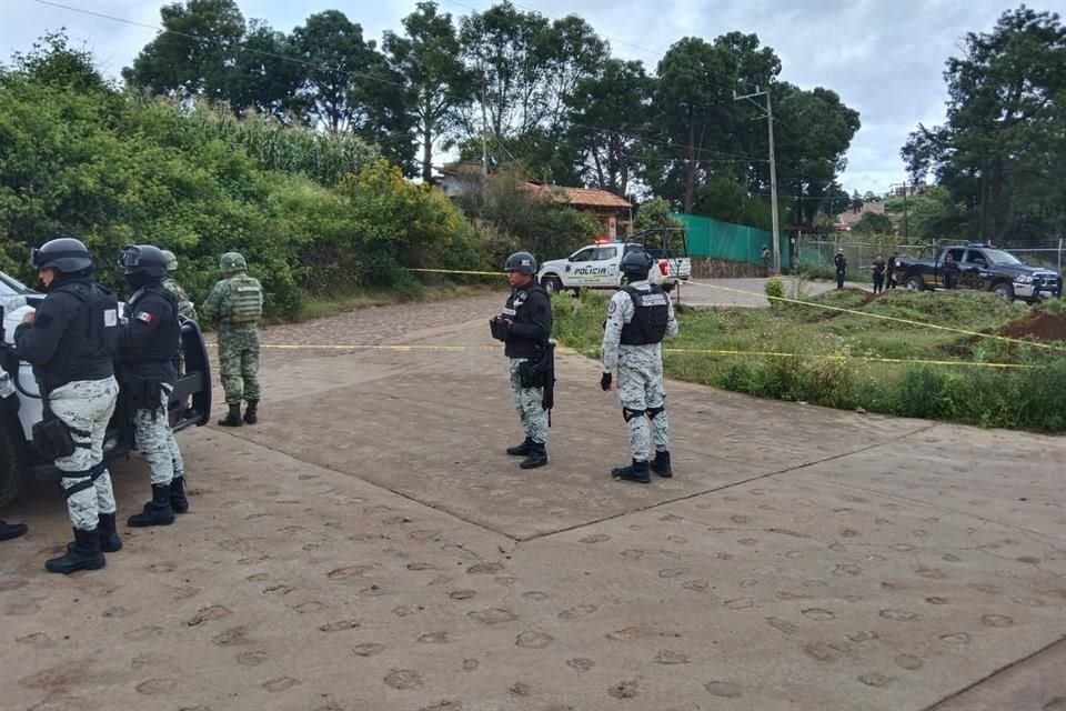 El cadáver fue encontrado en la Calle Vallarta, cerca de la Carretera en donde se encuentra una glorieta.