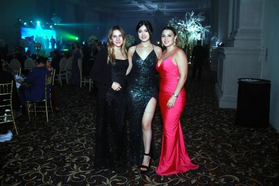 Estrella Peña, Gaby Martínez y Alejandra Martínez