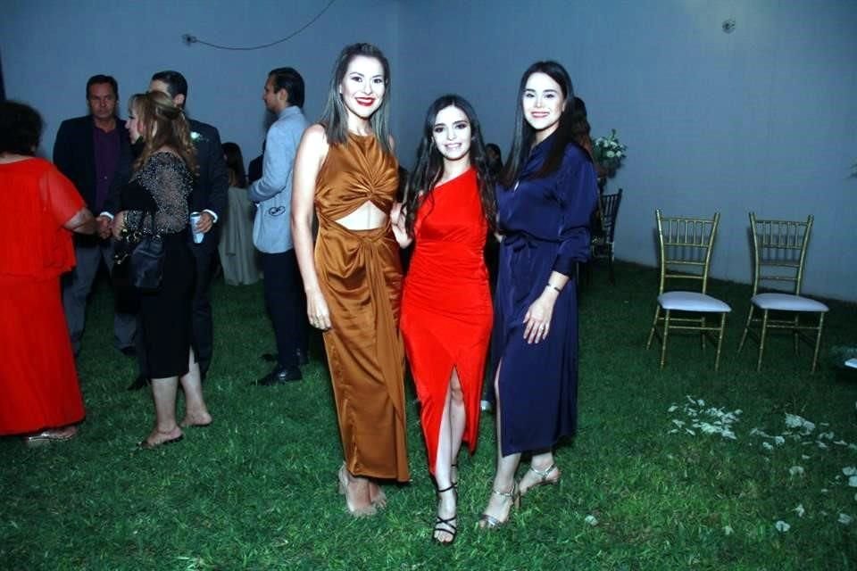 Melissa Vázquez, Luisa Palacios y Esther Sandoval