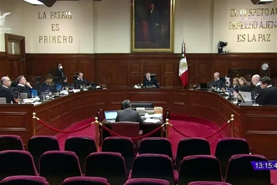 El Pleno de la Corte volverá a sesionar hasta el próximo jueves 3 de noviembre.