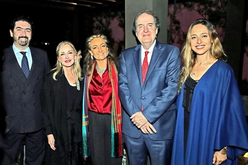 Rafael Tovar y López Portillo, Bárbara Herrera de Garza, Gina López Portillo Romano, Bernardo Garza de la Fuente y Tatiana Tovar
