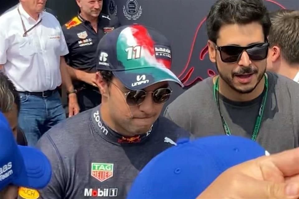 Checo obviamente fue el más buscado por los fans.
