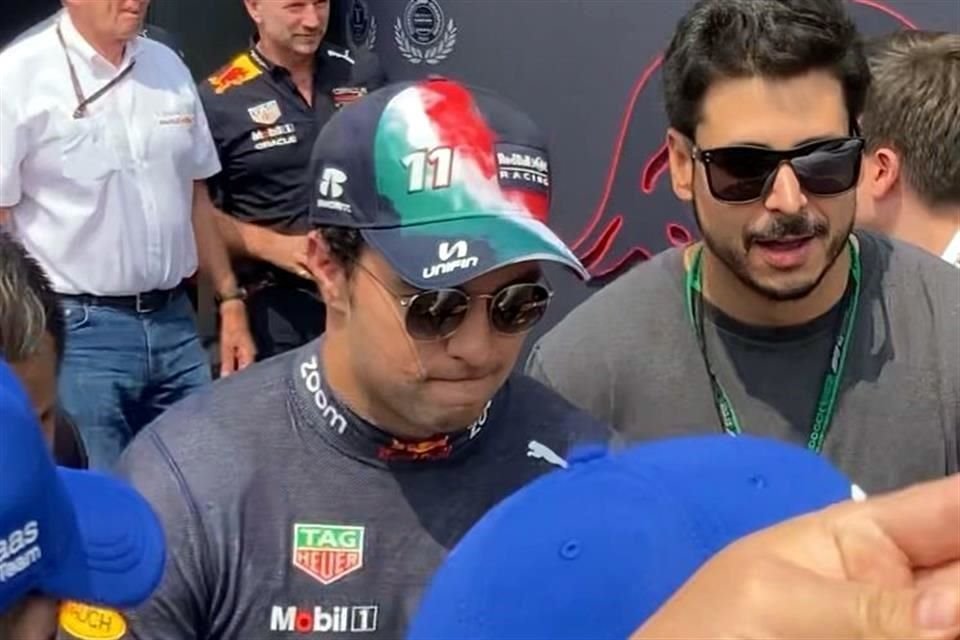 Checo obviamente fue el más buscado por los fans.