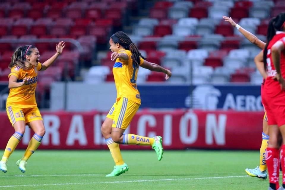 Repasa las acciones del partido Toluca-Tigres Femenil por la ida de Cuartos.