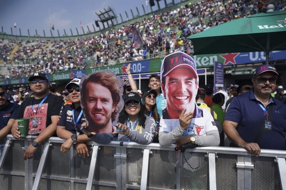 Gran ambiente en el Gran Premio de México.