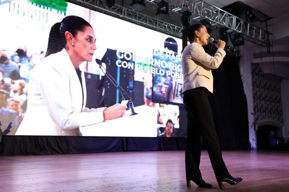 Sheinbaum ofreció la conferencia magistral 'Políticas exitosas de Gobierno'.