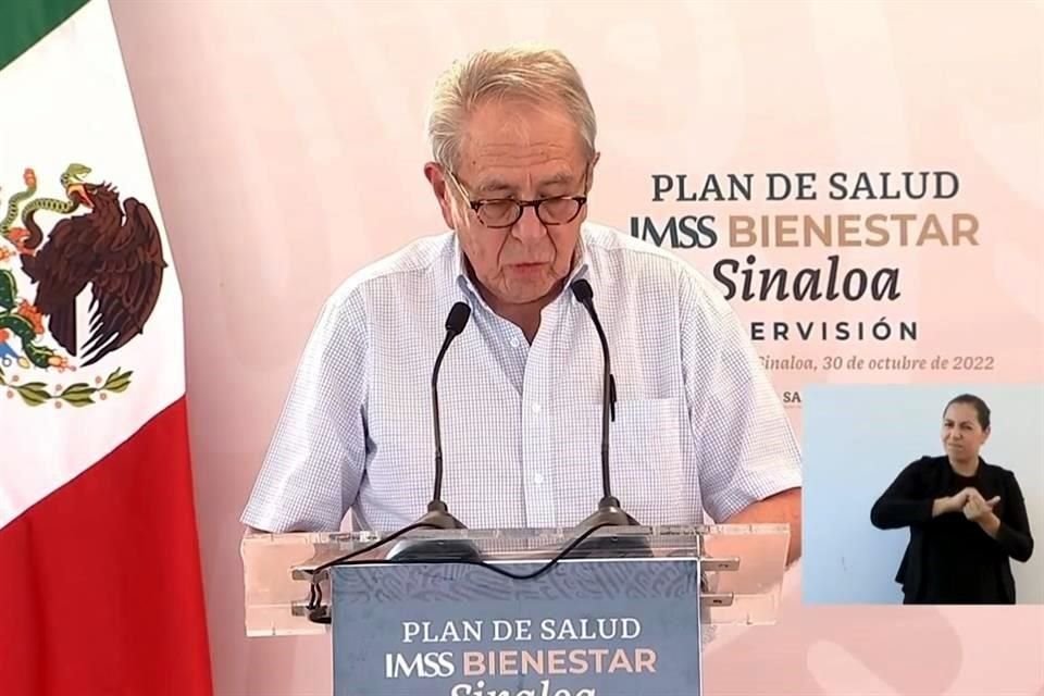 El Secretario de Salud dio un informe en Sinaloa sobre el Plan de Salud IMSS-Bienestar.