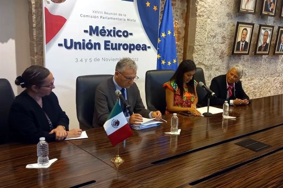 La XXVIII reunión de la Comisión Parlamentaria mixta UE-México tuvo lugar en la antigua sede del Senado.