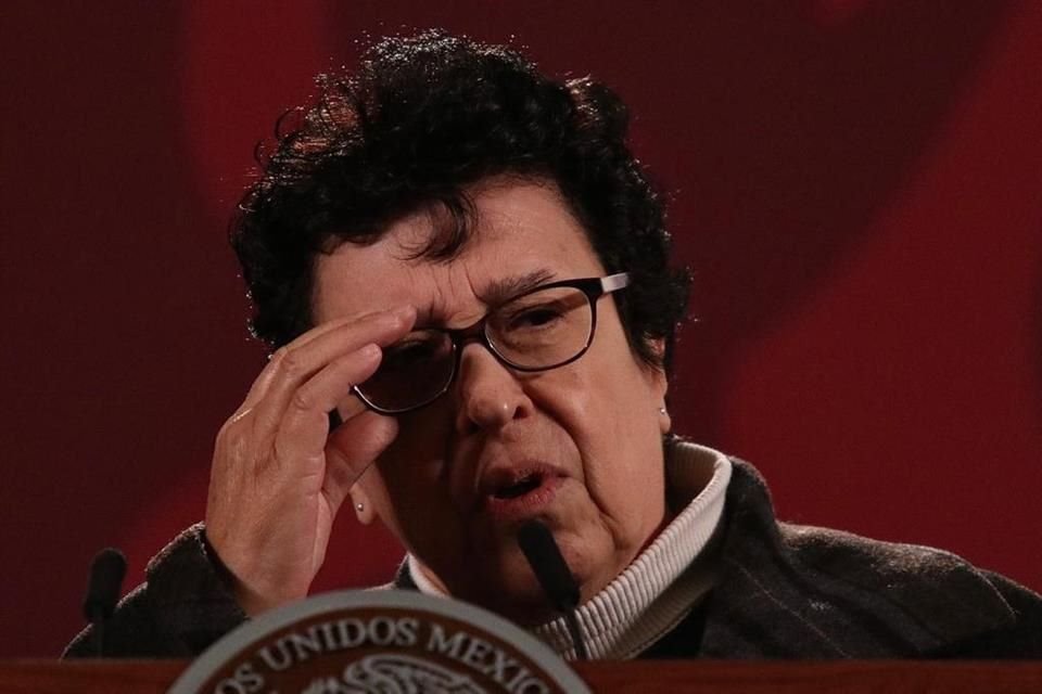 Raquel Sosa en la conferencia mañanera.