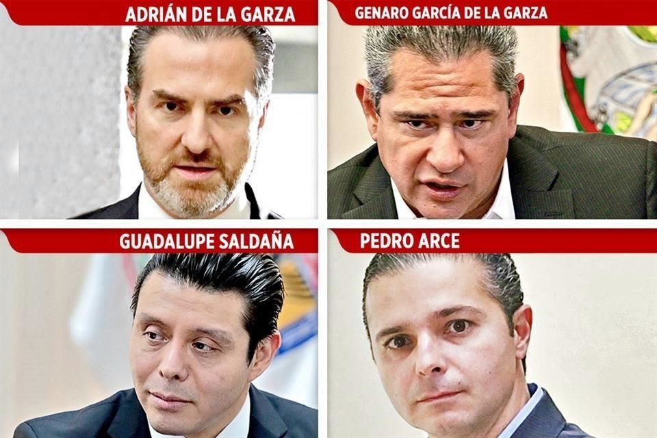 La lista de cuatro finalistas para ocupar la Fiscalía estatal está integrada por De la Garza y tres colaboradores cercanos en la Procuraduría y la Alcaldía.