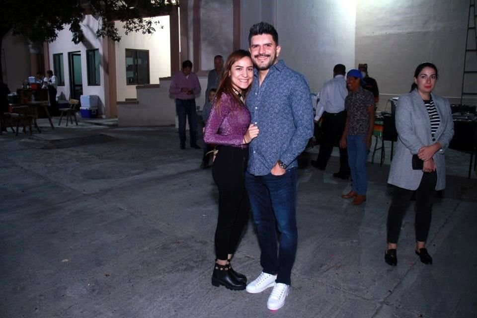 Paulina Villegas y Luis González