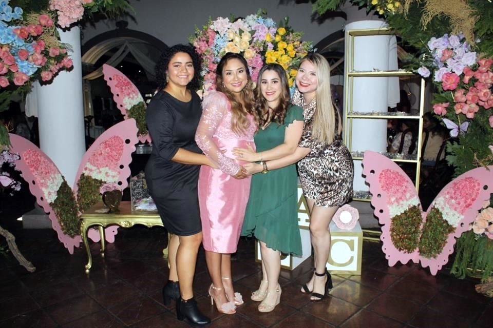 Alma Villanueva, Mariana González de Leyva, Gabriela Zambrano Garza y Elsa Ojeda