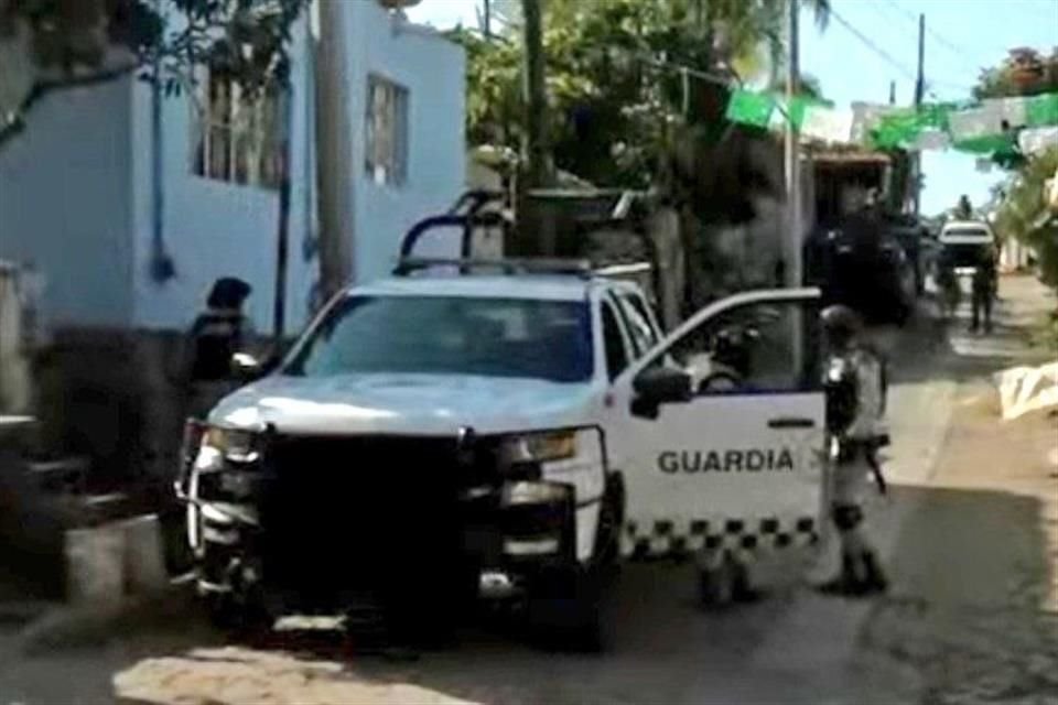 El hecho ocurrió cuando personal del Ejército Mexicano y de la Guardia Nacional realizaban un patrullaje por el Municipio.