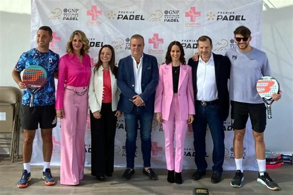 La Cruz Rosa anunció su alianza con la Federación Mexicana de Pádel en la que un porcentaje del boletaje del GNP México Major Premier Pádel será destinado a su causa.