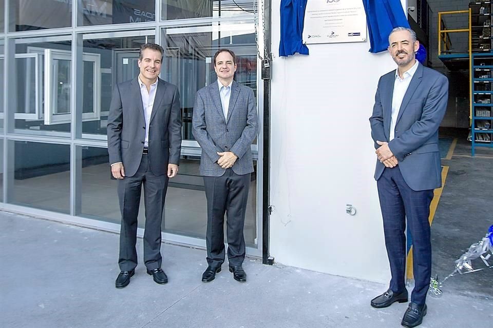 Jorge Estrada, Eugenio Clariond y Arnulfo Múzquiz.